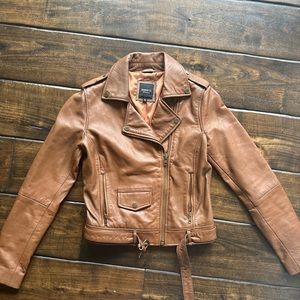Barney’s Originals Brown Leather Jacket